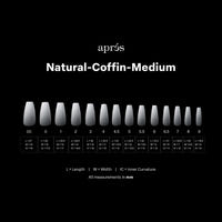 Ombré Gel-X® Natural Coffin Medium Tip Box of Tips - (210pcs) APRES