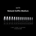 Ombré Gel-X® Natural Coffin Medium Tip Box of Tips - (210pcs) APRES