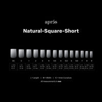 Ombré Gel-X® Natural Square Short Tip Box of Tips - (210pcs) APRES
