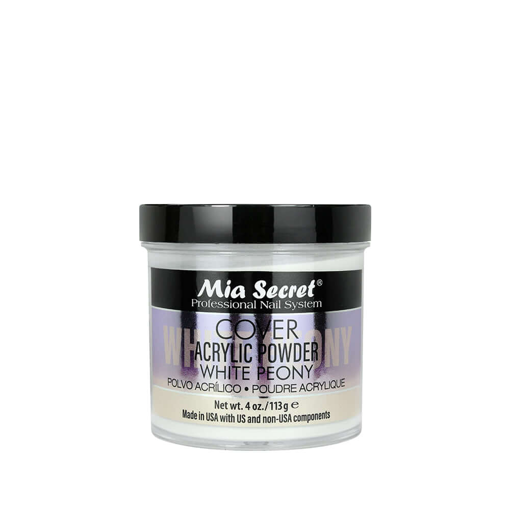 Cover White Peony Acrylic Powder Mia Secret